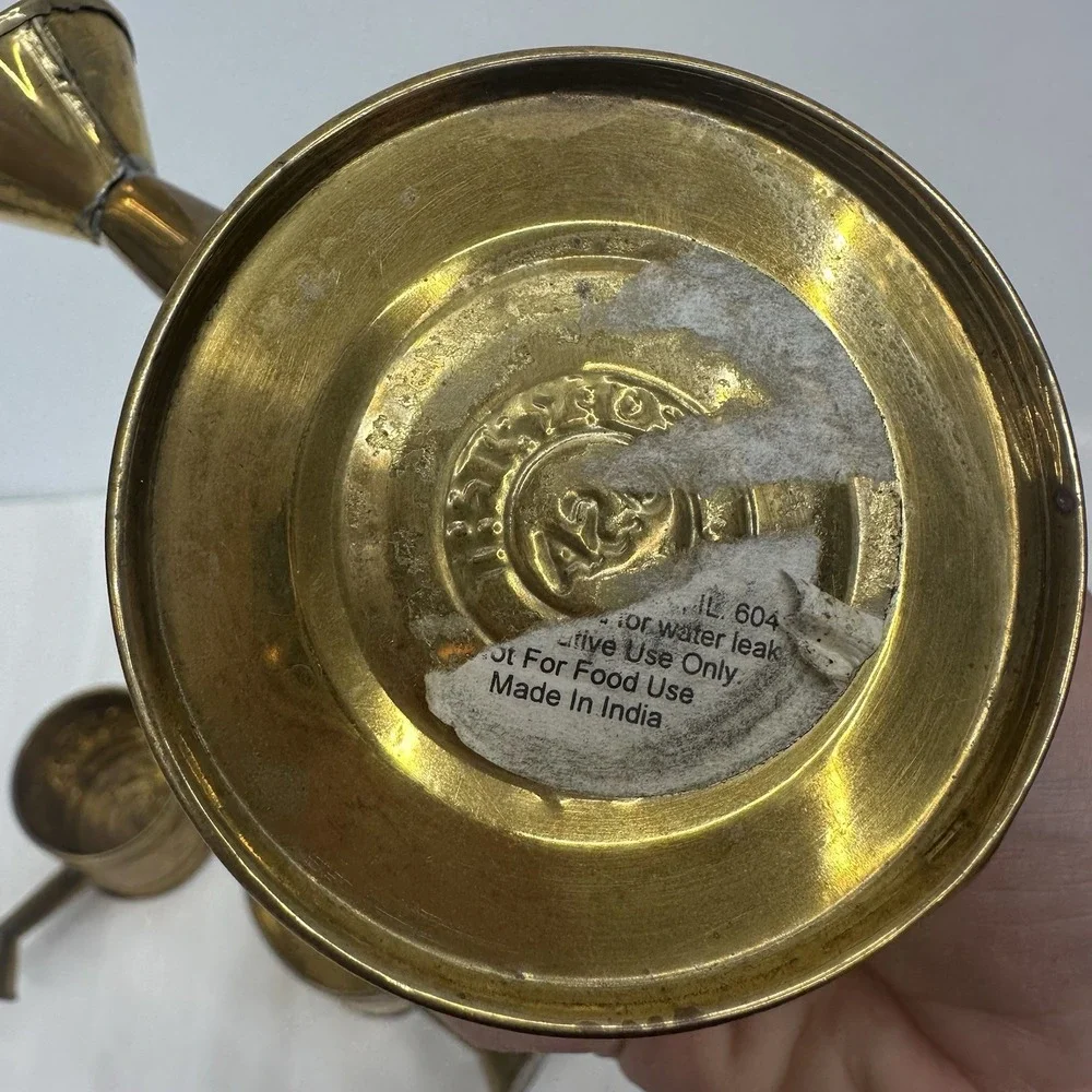 Lot 9‎ Vintage Hosley Brass 2.5